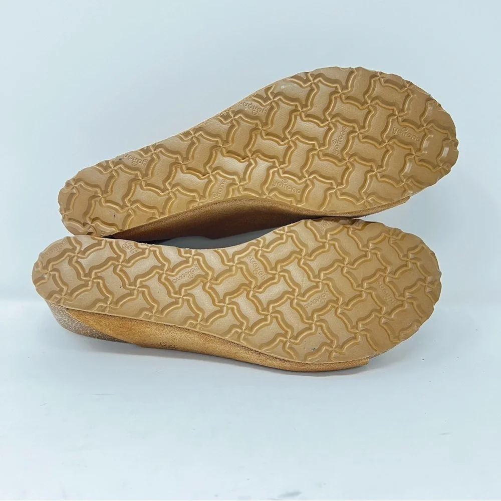 Yokono Stylish Brown Suede Wedge Sandals
